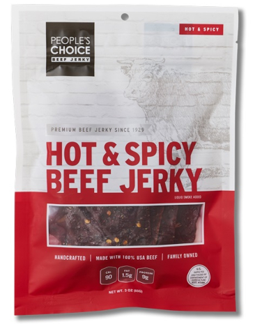 Hot & Spicy Beef Jerky Bag