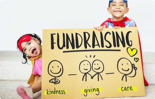 Fundraising kindness giving care