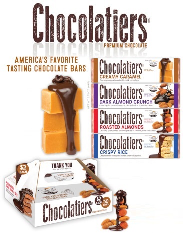 $2 Chocolatiers Candy Bars