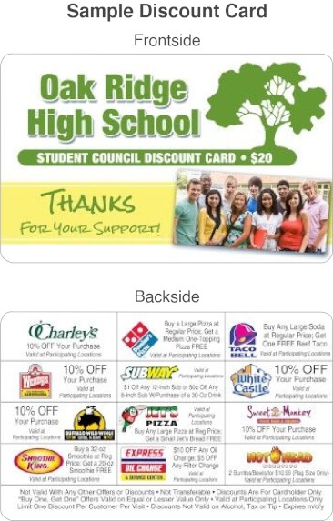 Student Council Discount Card