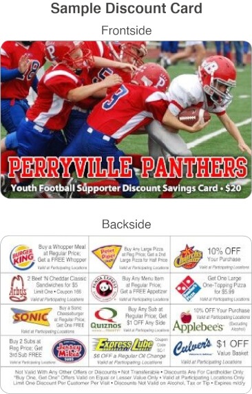 Youth Football Discount Card