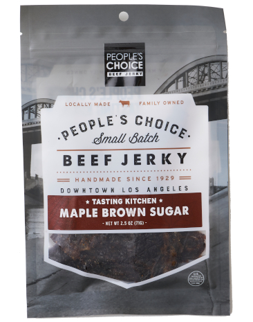 Maple Brown Sugar Beef Jerky Bag