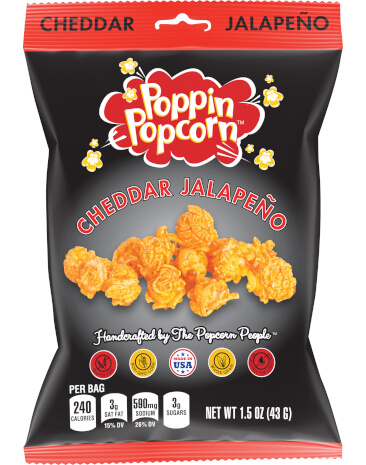 Cheddar Jalapeño Popcorn Bag