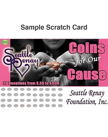 Coins for Our Cause Scratch Card