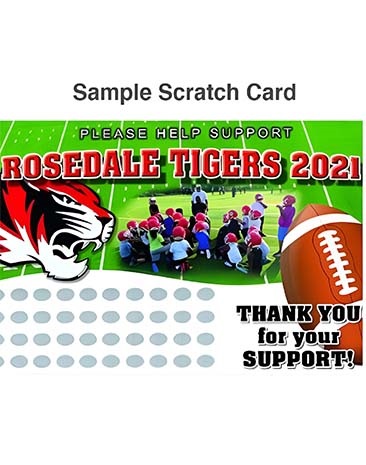 Youth Football Scratch Card