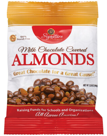 Chocolate Almonds Bag