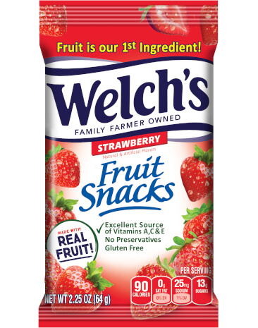 Strawberry Fruit Snack Bag