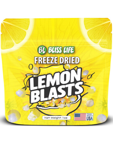 Lemon Blast Freeze Dried Candy Bag