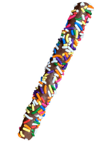 Rainbow Sprinkles Pretzel Rod