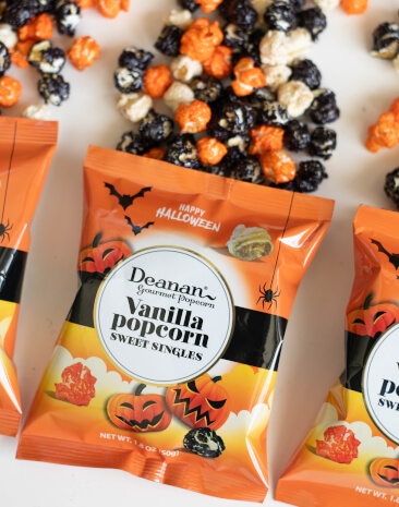 Halloween Vanilla Popcorn