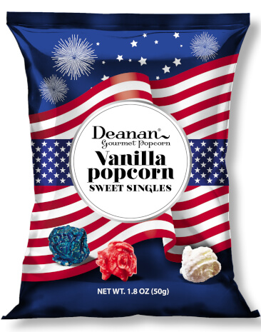 Patriotic Vanilla Popcorn Bag