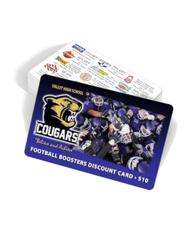 Football Booster Discount Cards