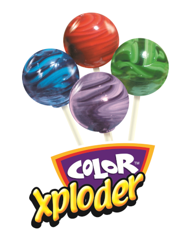 Color Xploder Lollipops