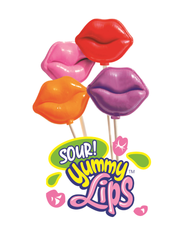 Sour Yummy Lips Lollipops