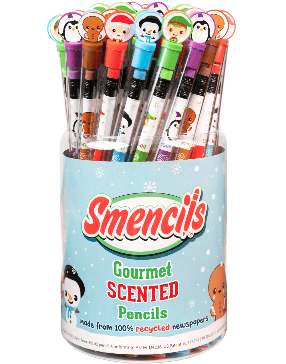 Holiday Smencils Bucket