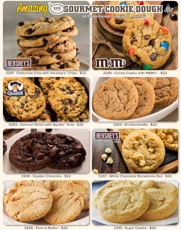 Amazing Gourmet Cookie Dough Fundraiser Brochure