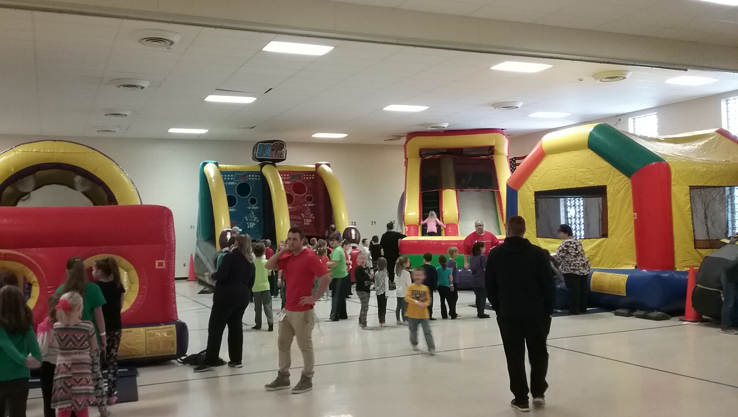 Super Party Awesome Again This Year Cambria Elementary students enjoying super party