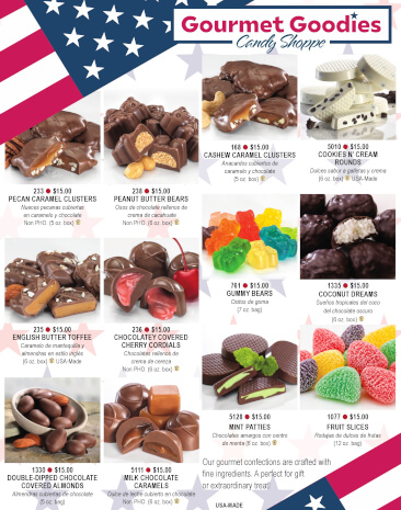 Candy Shoppe Fundraising Brochure