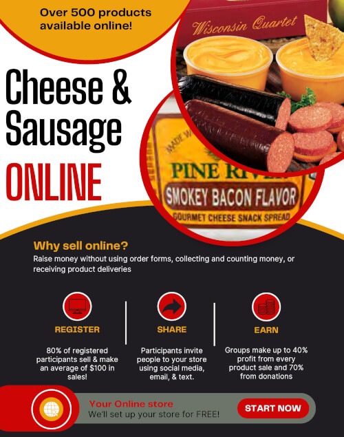 Cheese & Sausage Online Fundraiser