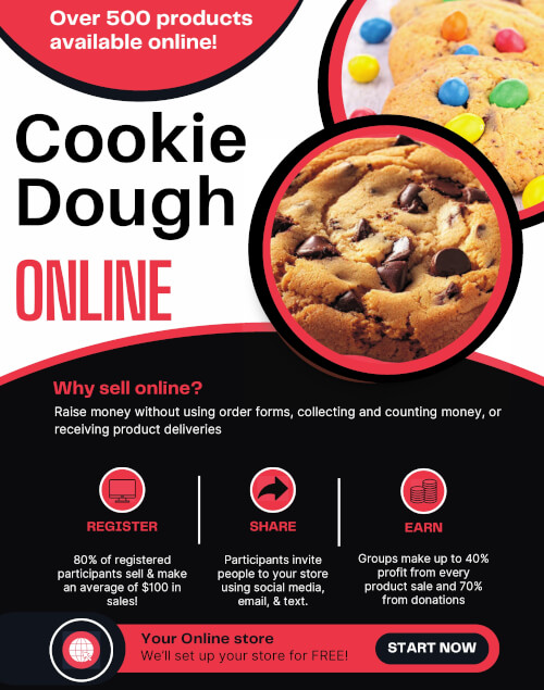 Cookie Dough Online Fundraiser