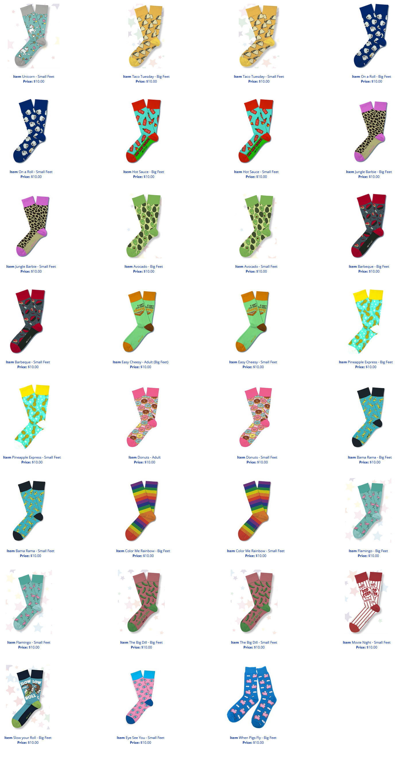 Crazy Socks Products