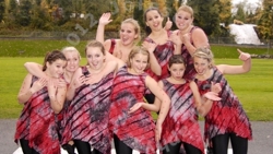 Service Outstanding for High School Color Guard Ferndale High School Color Guard