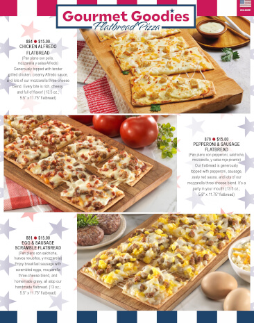 Flatbread Pizza Fundraising Brochure