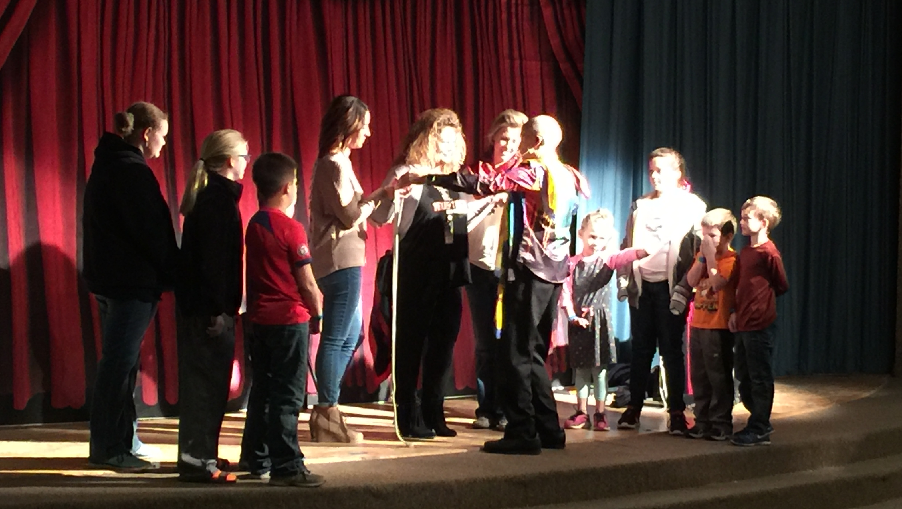Greenwood Students Enjoy Magic Show Greenwood Elementary School students enjoying magic show