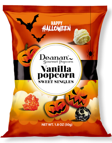 $2 Halloween Vanilla Popcorn Bag