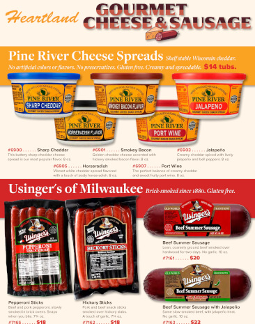 Heartland Cheese & Sausage Brochure Fundraiser