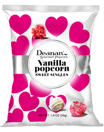 $2 Hearts Vanilla Popcorn Bag