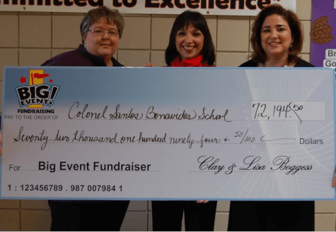 Col. Santos Benavides School Fundraising Check