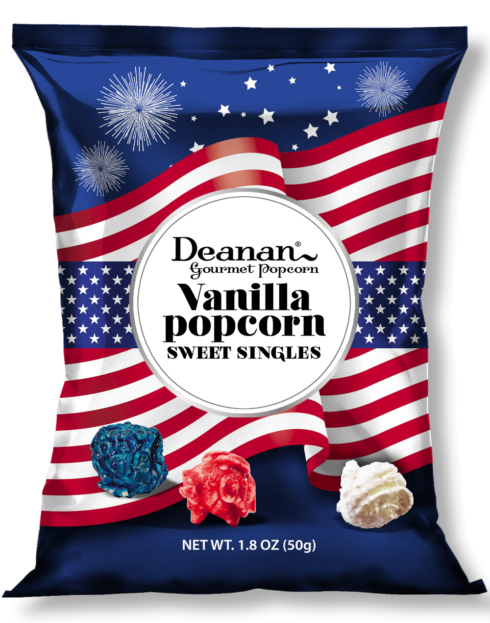 $2 Patriotic Vanilla Popcorn
