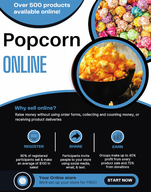 Popcorn Online Fundraiser