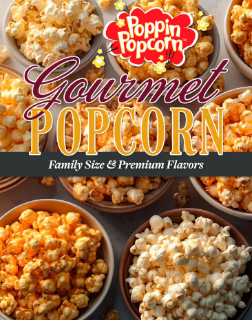 Poppin Popcorn Fundraising Brochure