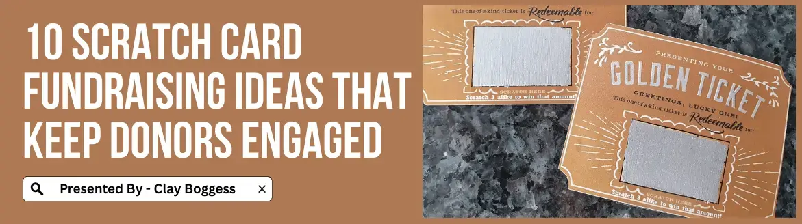 Scratch Card Fundraising Ideas