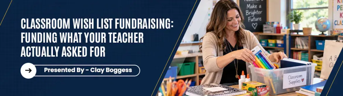 classroom wish list fundraiser