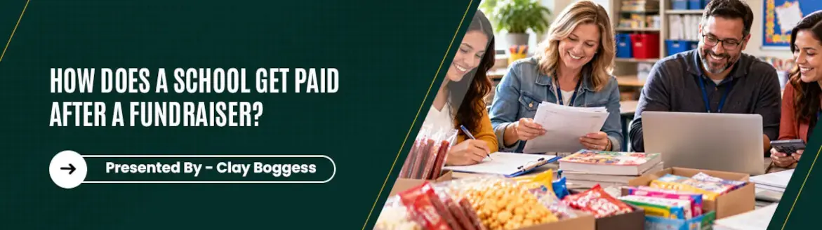 how does a school get paid after a fundraiser
