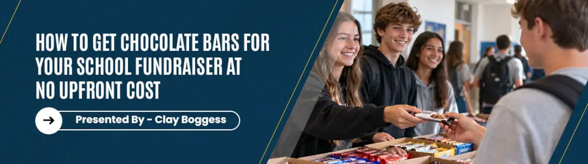 free chocolate bar fundraiser