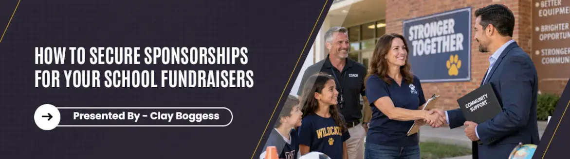 secure sponsorships for school fundraisers