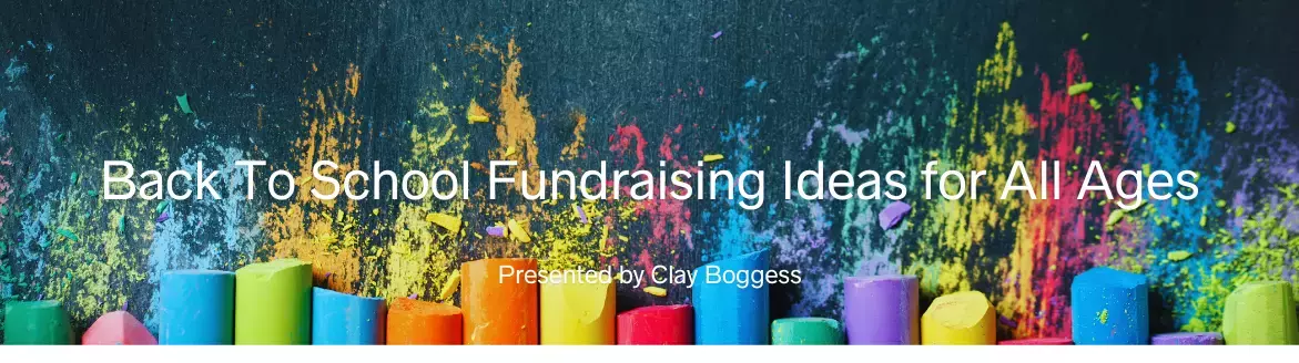 Back To School Fundraising Ideas for All Ages School Fundraising Ideas