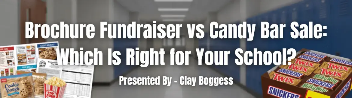 brochure fundraiser vs candy bar