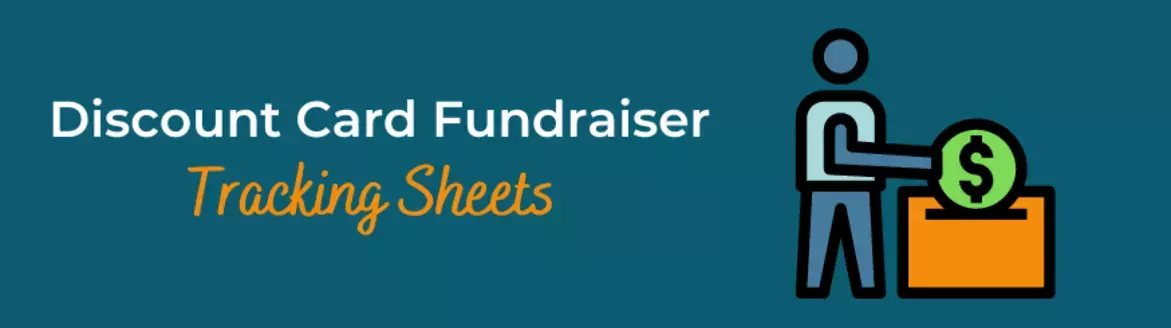 Discount Card Fundraiser Tracking Sheets