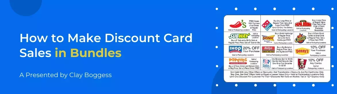 How to Make Discount Card Sales in Bundles