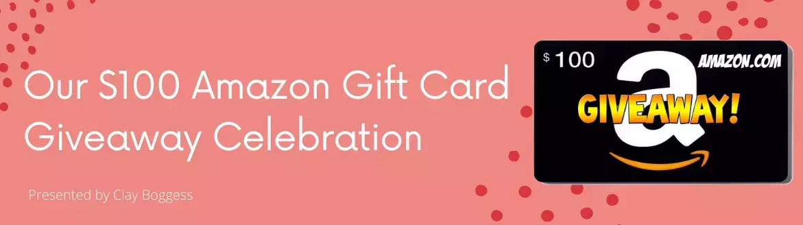 Our $100 Amazon Gift Card Giveaway Celebration
