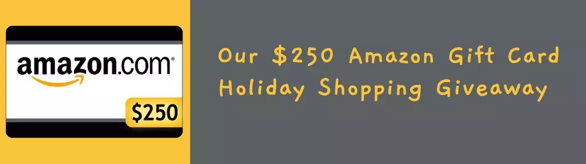 Our $250 Amazon Gift Card Holiday Shopping Giveaway