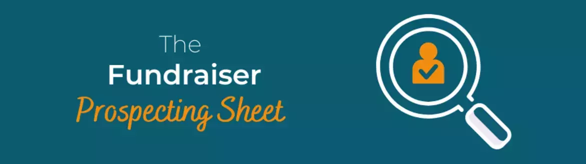 The Fundraiser Prospecting Sheet