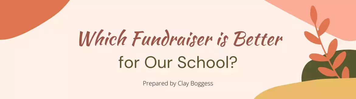 Which Fundraiser is Better for Our School? Which Fundraiser is Better for Our School?