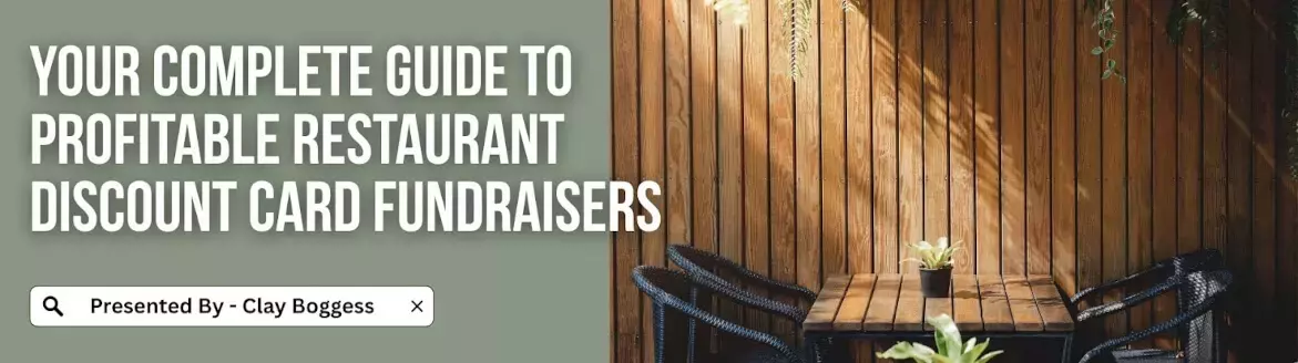 Your Complete Guide to Profitable Restaurant Discount Card Fundraisers Restaurant Discount Card Fundraisers