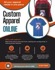 Custom Apparel Online Fundraiser